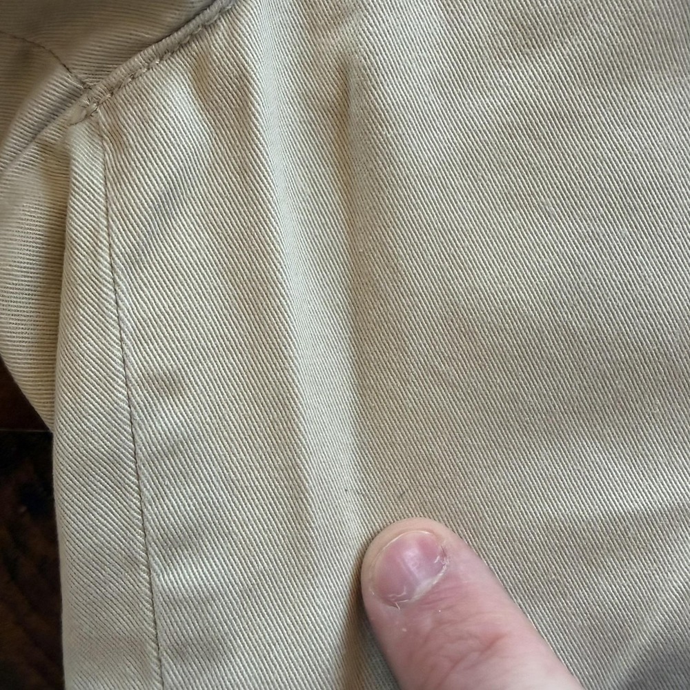 Polo Ralph Lauren Shorts Mens 33 Beige Relaxed Fit Chino Flat Front 9.5 inch - Picture 6 of 9